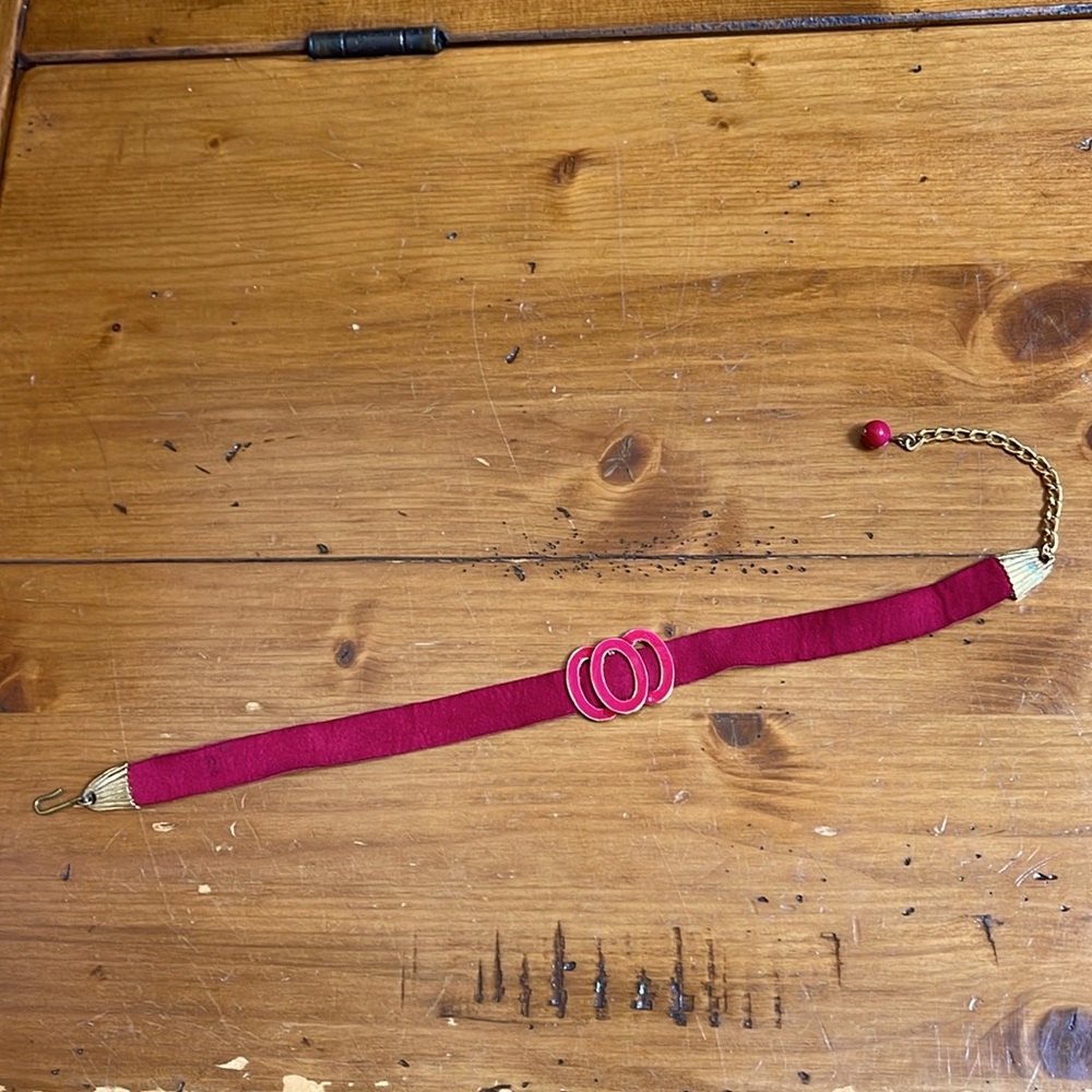 Vintage 60’s Velvet Ribbon Choker